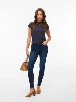 VMPOLLY Mid rise Skinny fit Jeans