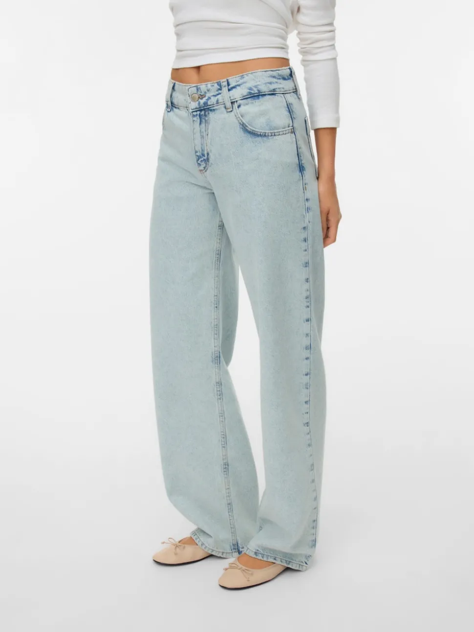 VMRANCY Mid rise Wide leg fit Jeans