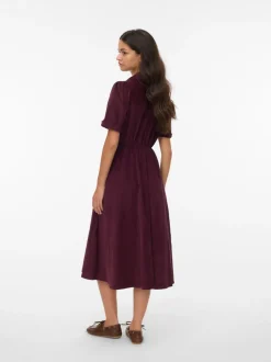 VMRAY Corduroy Midi-jurk