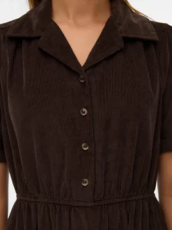 VMRAY Corduroy Midi-jurk