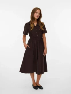 VMRAY Corduroy Midi-jurk
