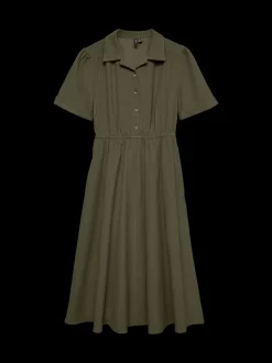 VMRAY Corduroy Midi-jurk