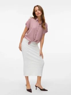 VMREGINA High waist Midi-rok