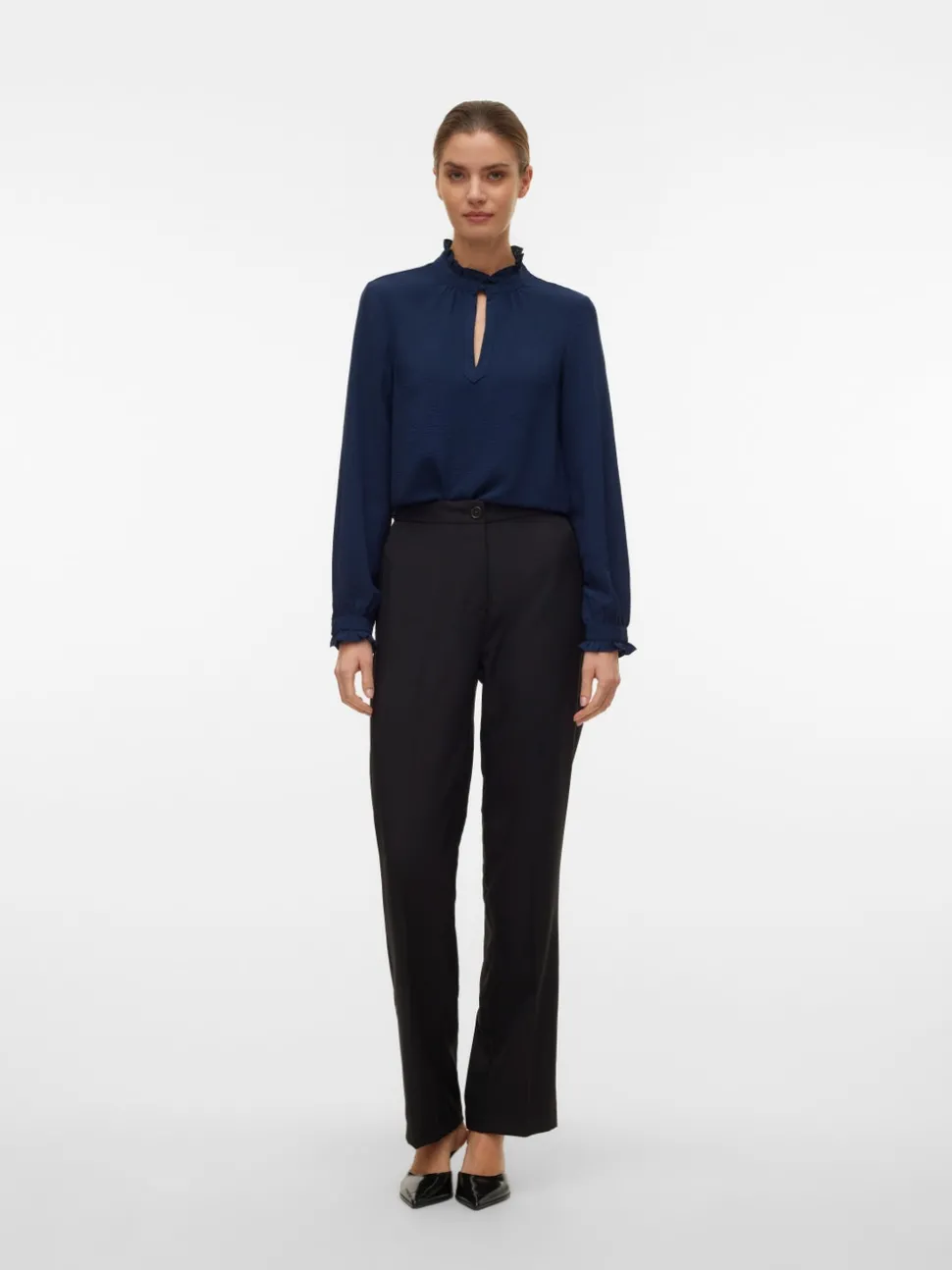 VMRITA Mid waist Broek