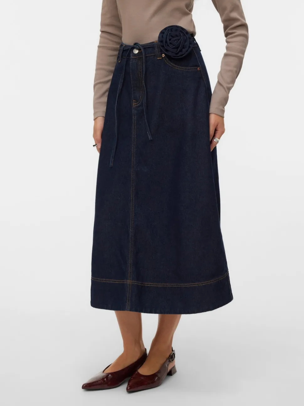 VMRUTH High waist Lange rok