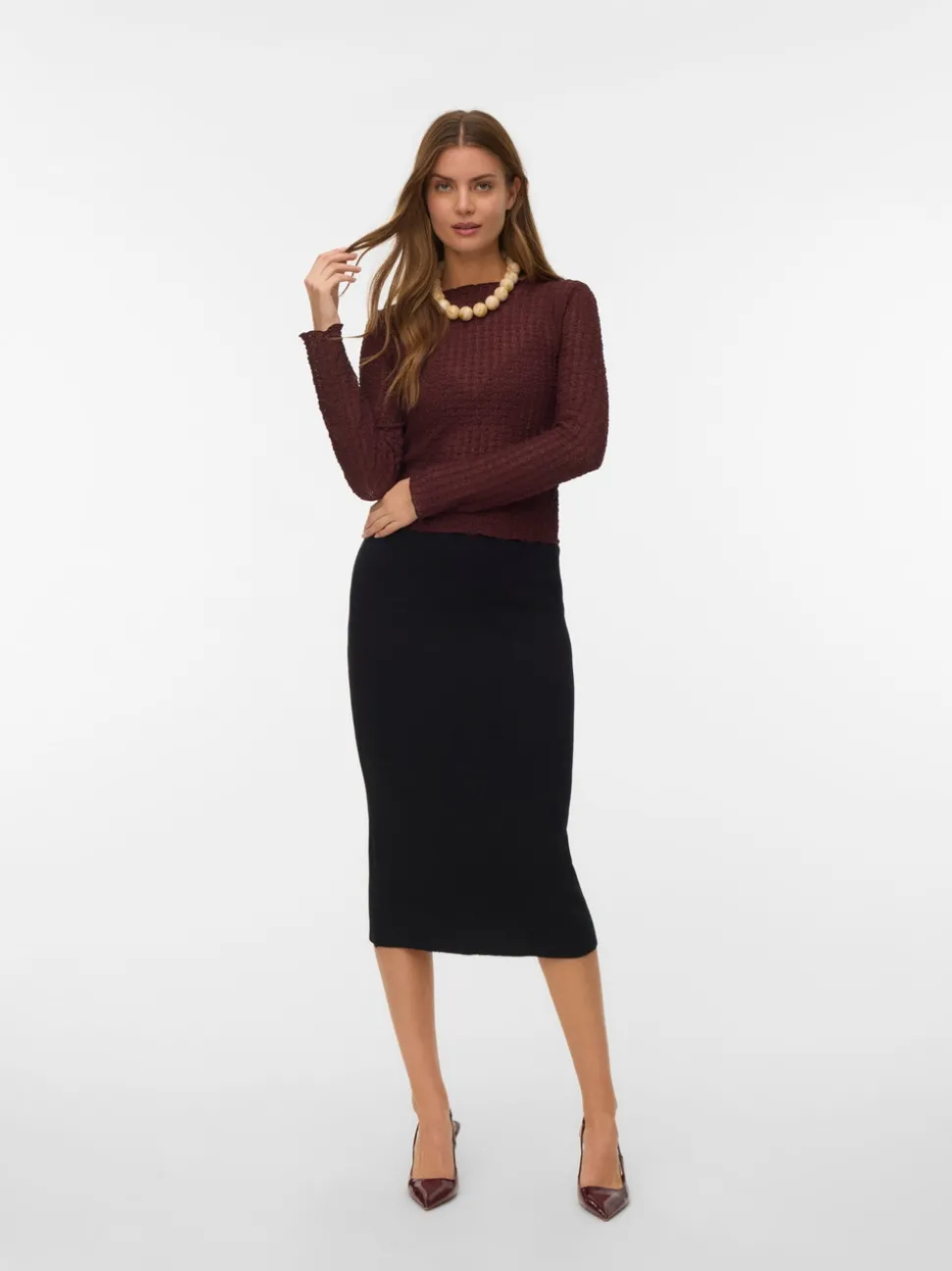 VMSABA Mid waist Lange rok