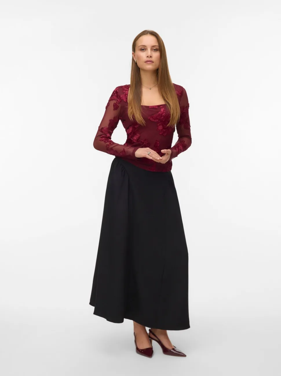 VMSALLY High waist Lange rok