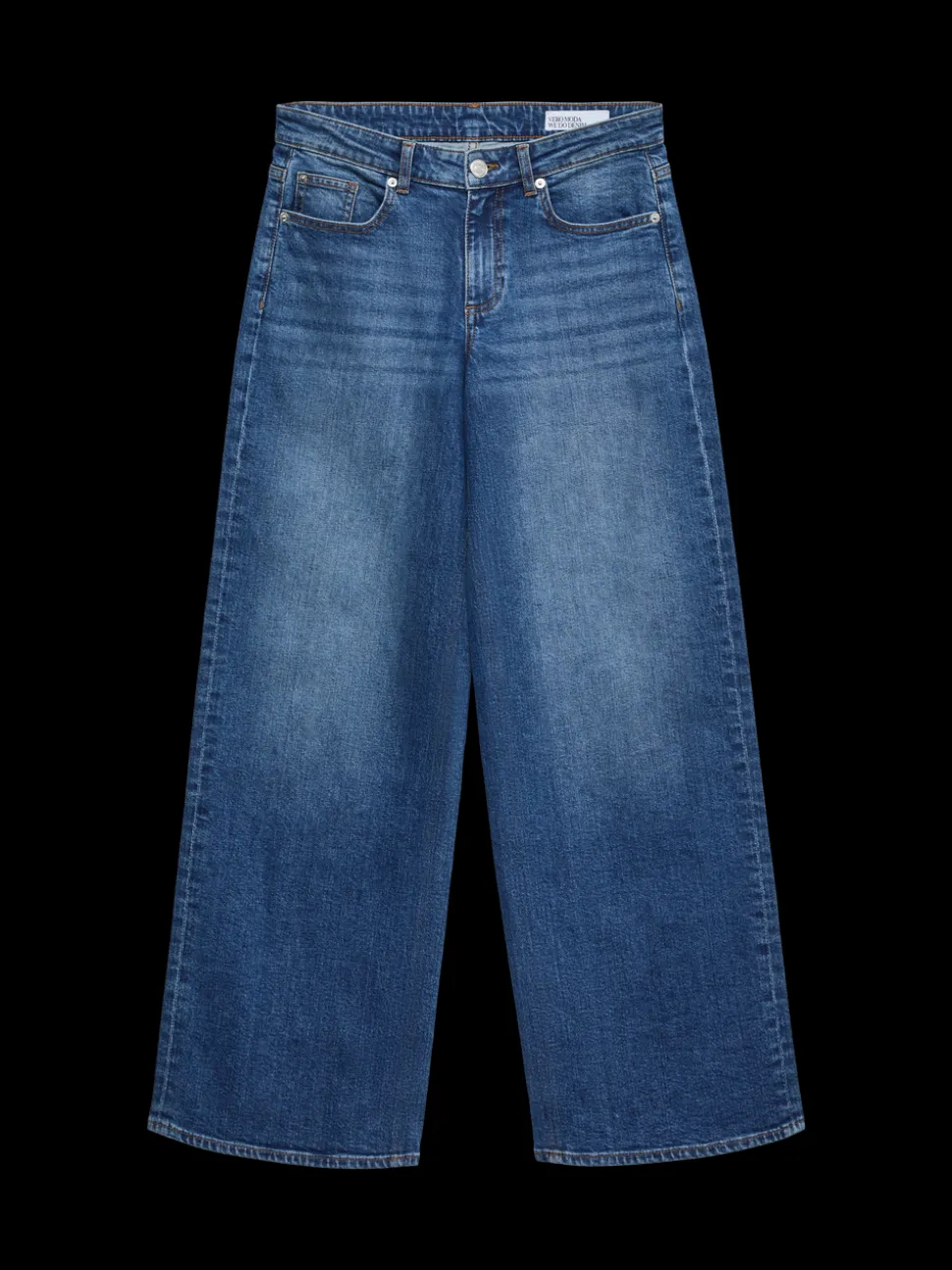 VMSANDIE-STRETCH Mid rise Wide leg fit Jeans
