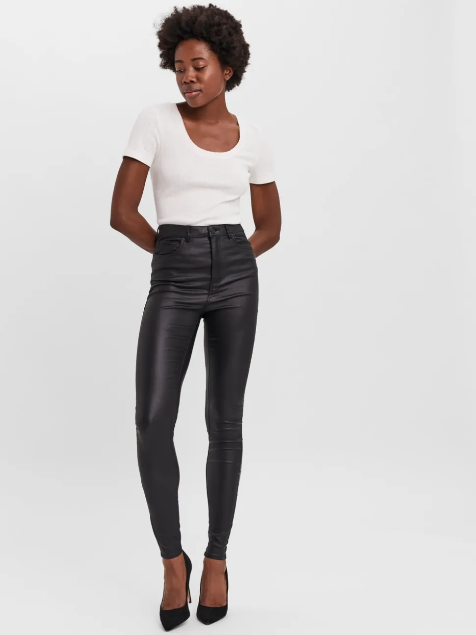 VMSANDRA Extra hight waist Broek