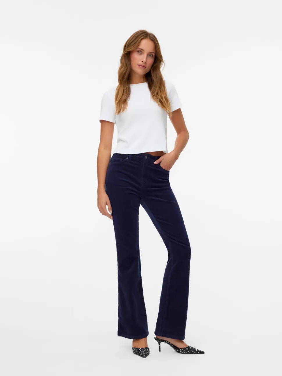 VMSIGA High rise Corduroy Broek