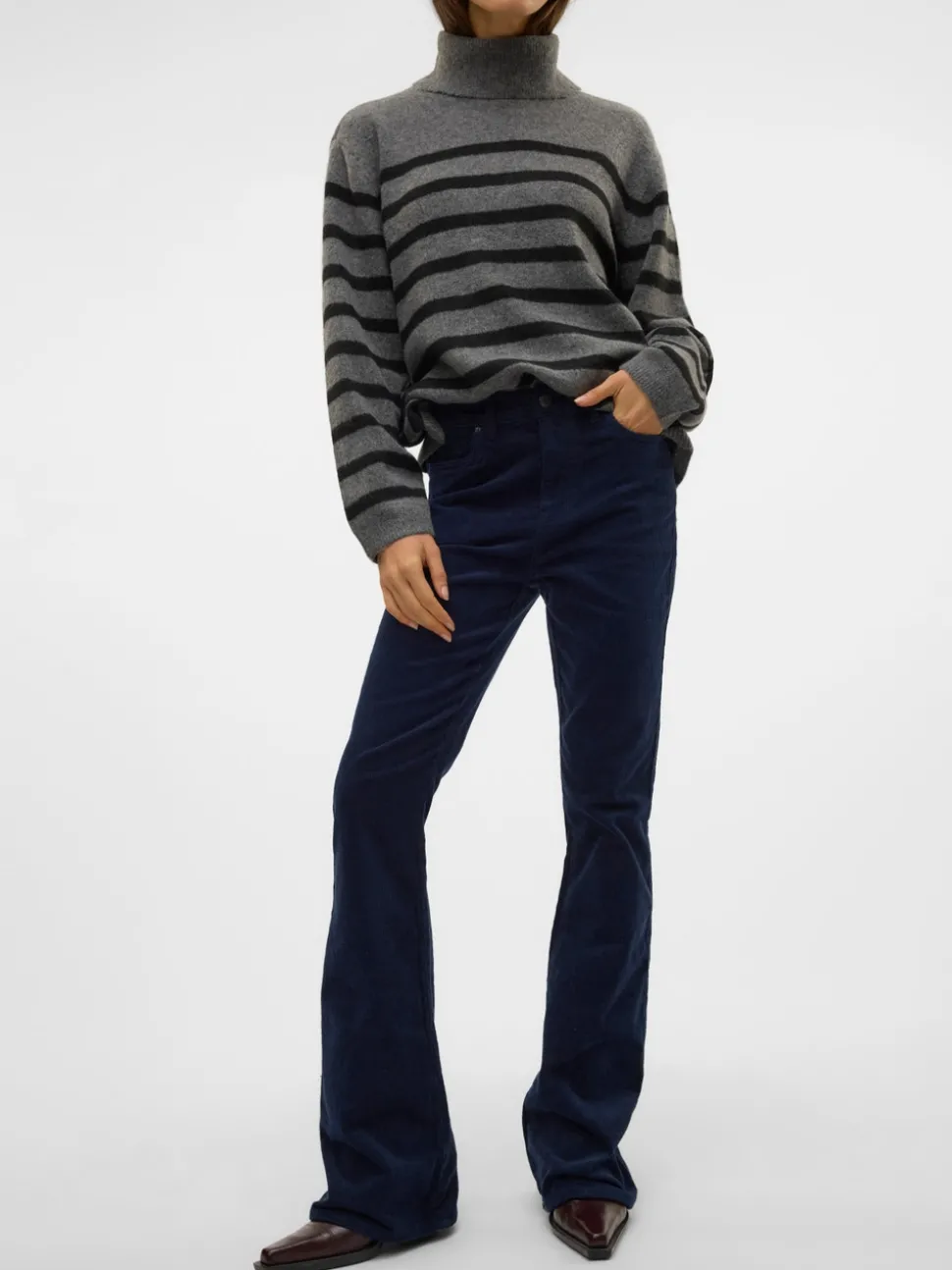 VMSIGA High rise Corduroy Broek