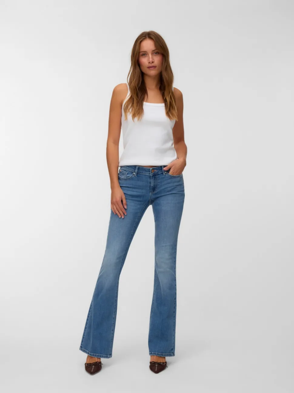 VMSIGI Low rise Flared fit Jeans