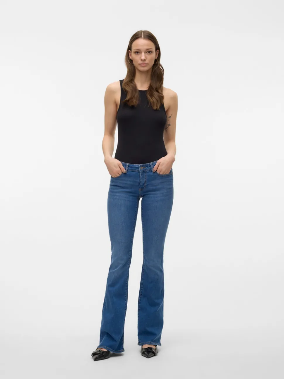 VMSIGI Low rise Flared fit Jeans