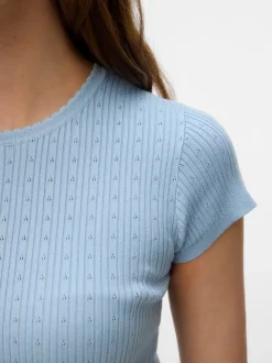 VMSILJE Gebreide T-shirt