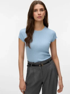 VMSILJE Gebreide T-shirt