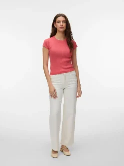 VMSILJE Gebreide T-shirt
