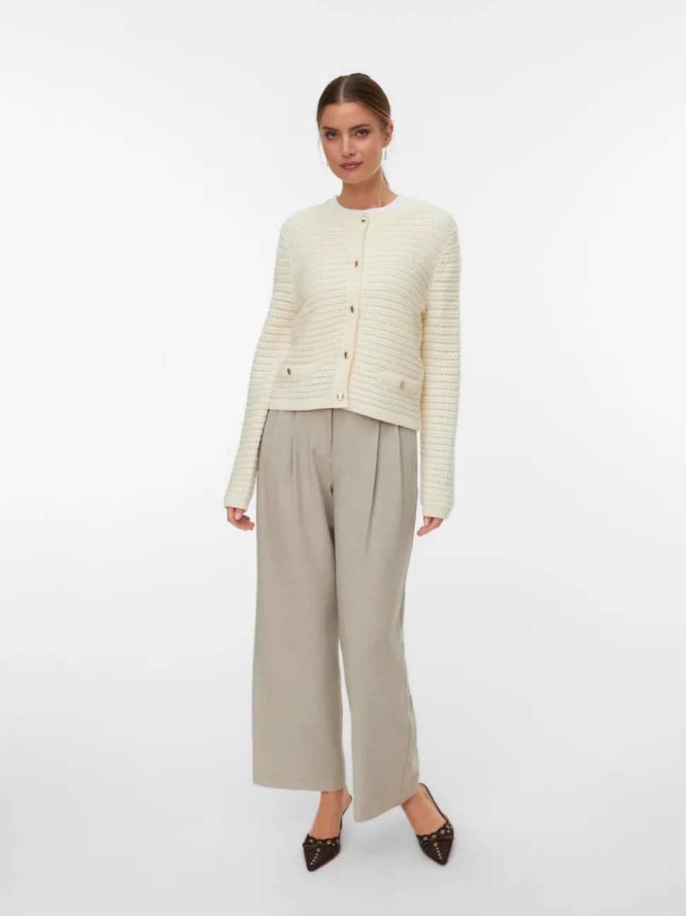 VMSOLEIL Gebreid vest