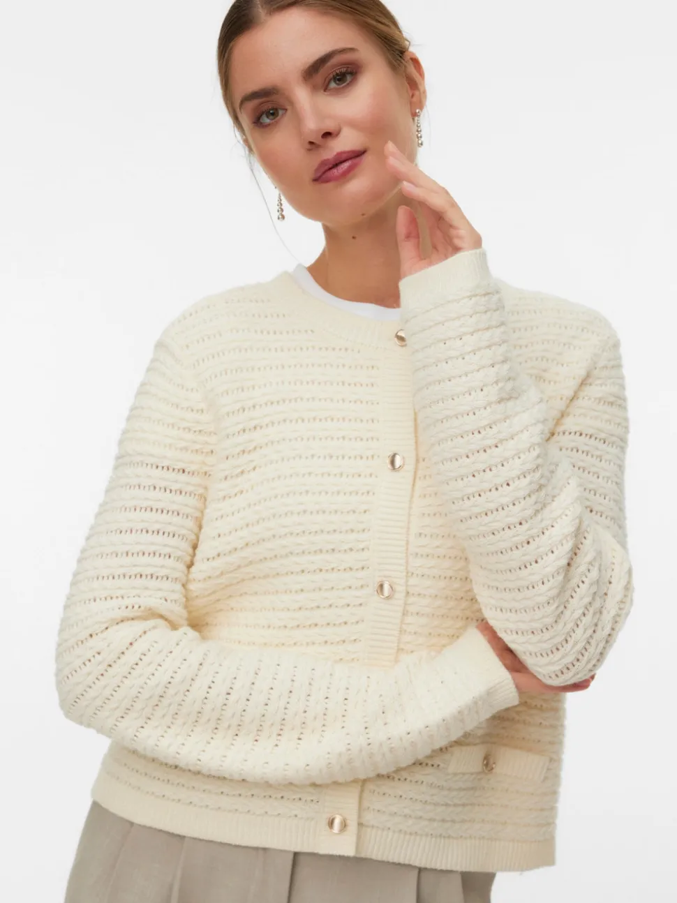 VMSOLEIL Gebreid vest