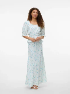 VMSOMYA High waist Lange rok