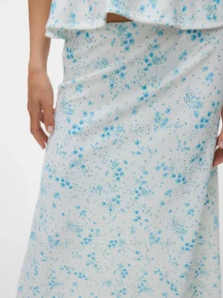 VMSOMYA High waist Lange rok