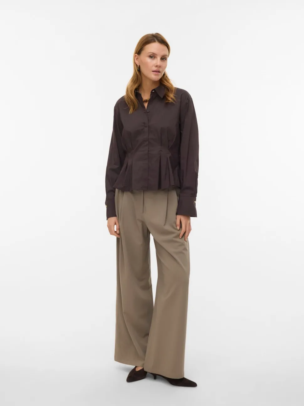 VMSTELLA Mid waist Broek