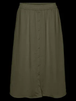 VMSUNNY High waist Midi-rok