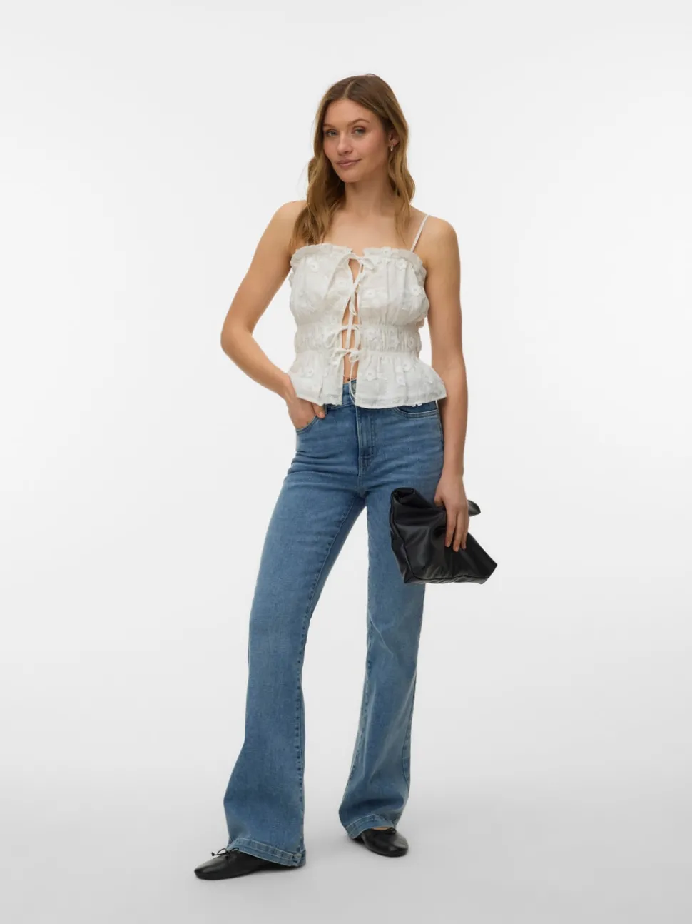 VMTANNA High rise Flared fit Jeans
