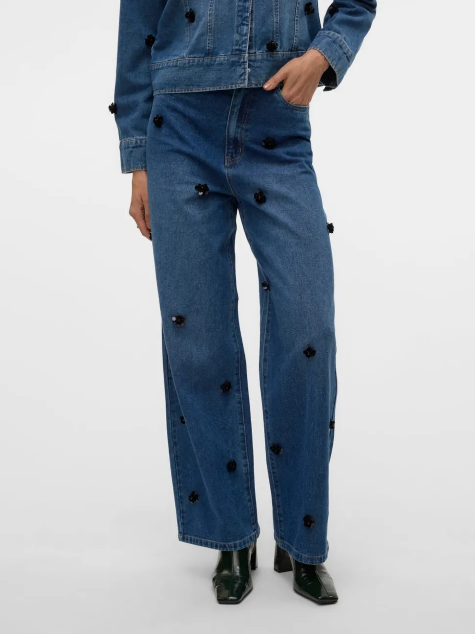 VMTAYLOR Mid rise Baggy fit Jeans