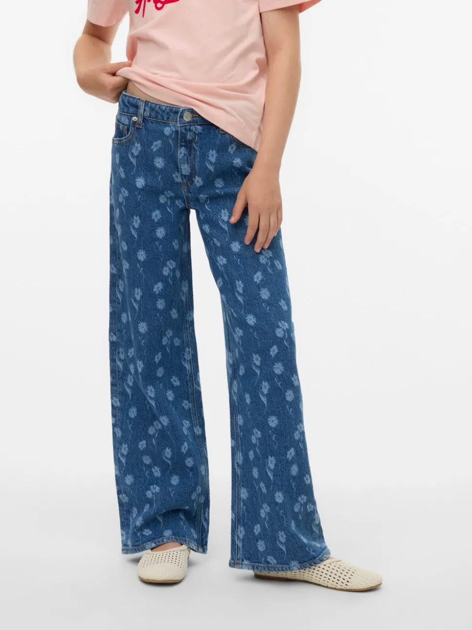 VMTESSA High rise Wide leg fit Jeans