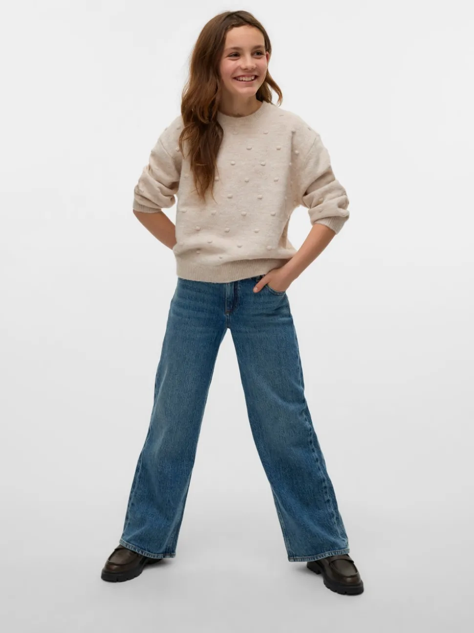VMTESSA High rise Wide leg fit Jeans