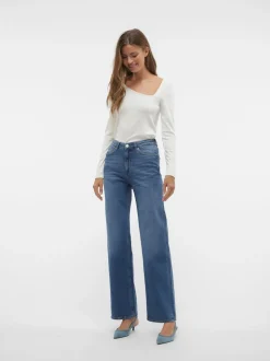 VMTESSA High rise Wide leg fit Jeans
