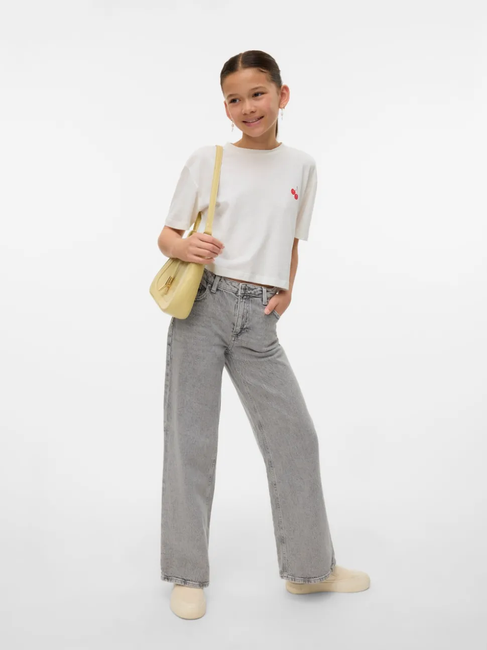 VMTESSA High rise Wide leg fit Jeans