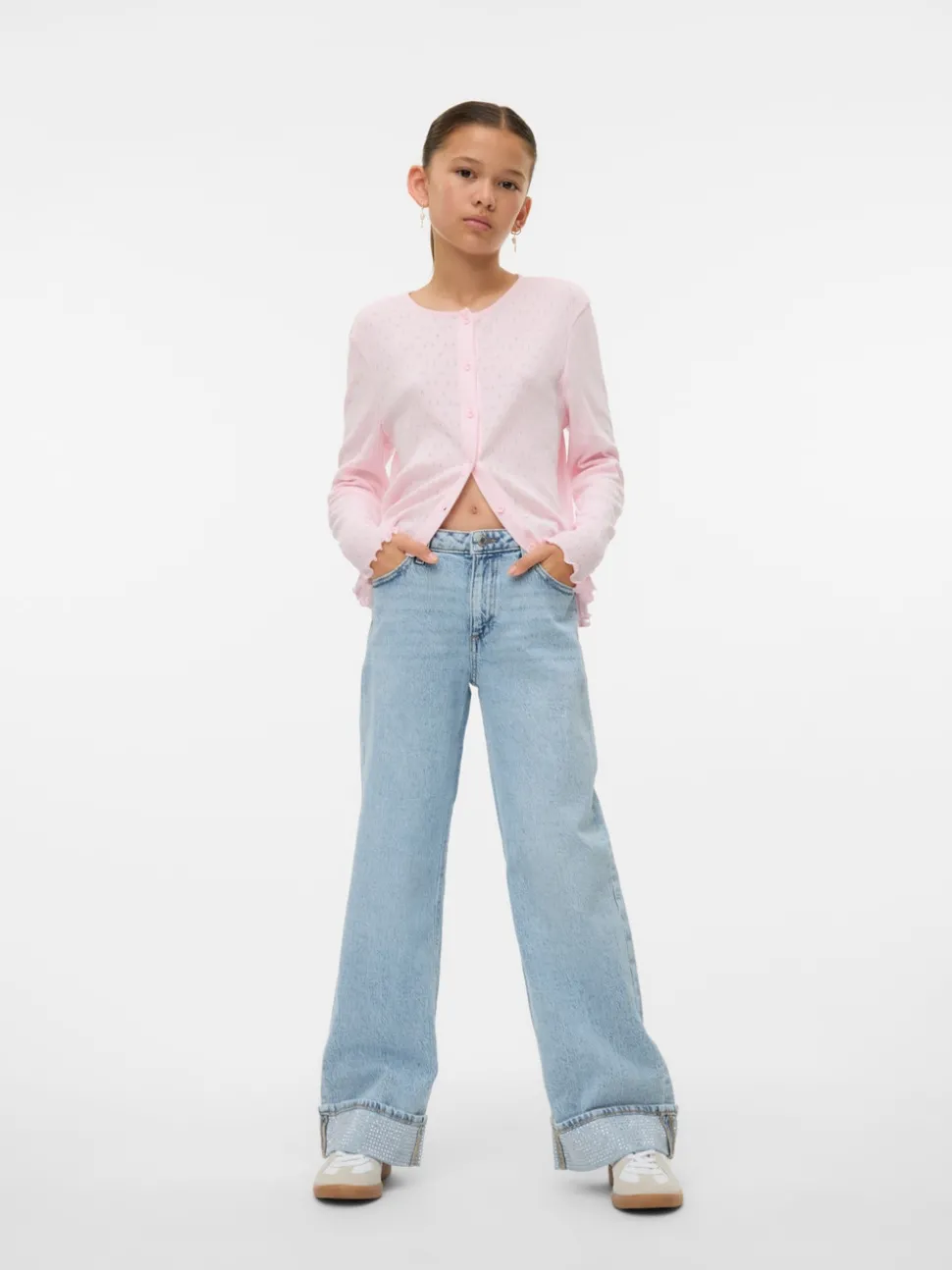 VMTESSA High rise Wide leg fit Jeans