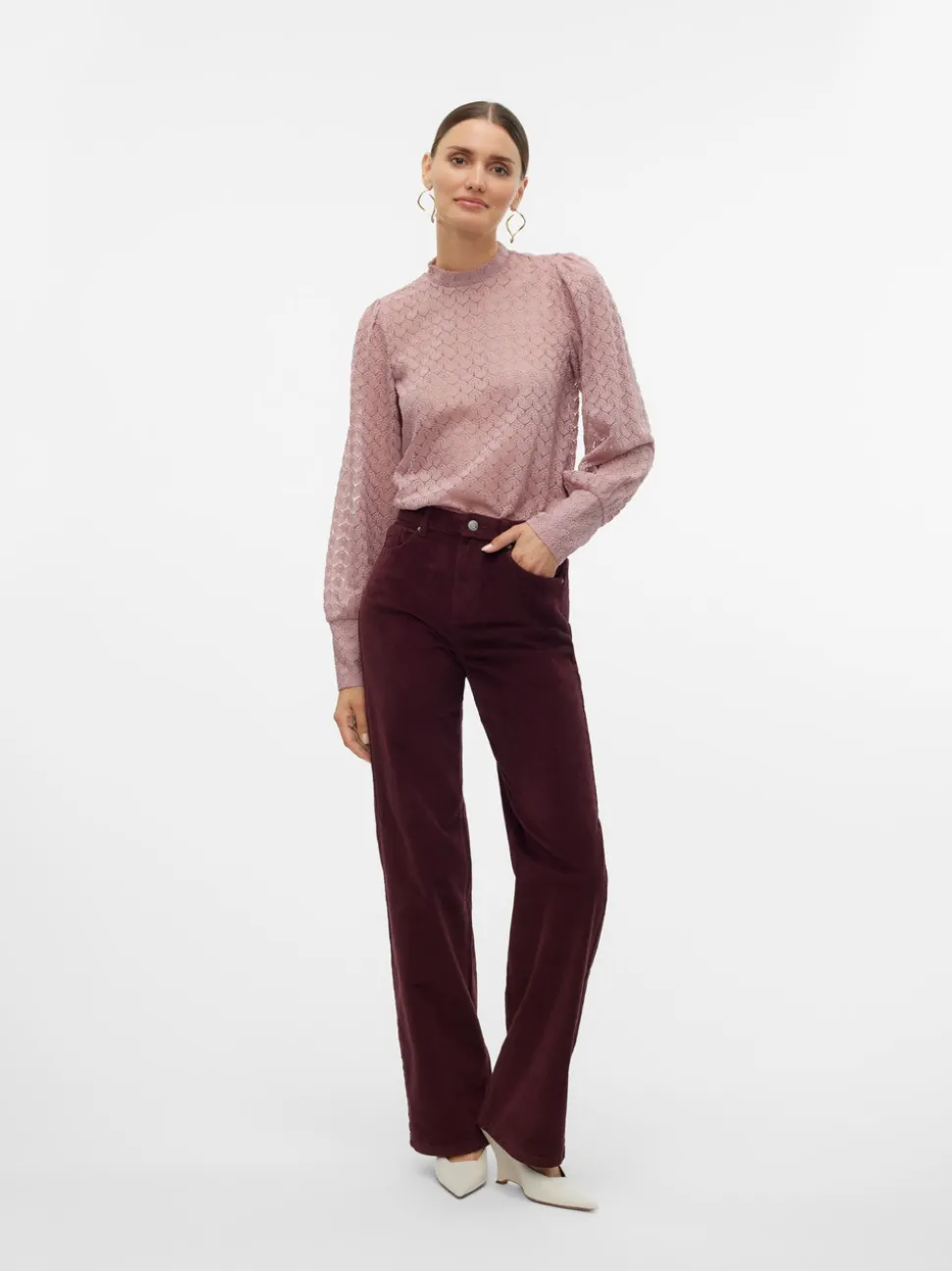 VMTESSA High rise Wide fit Corduroy Jeans