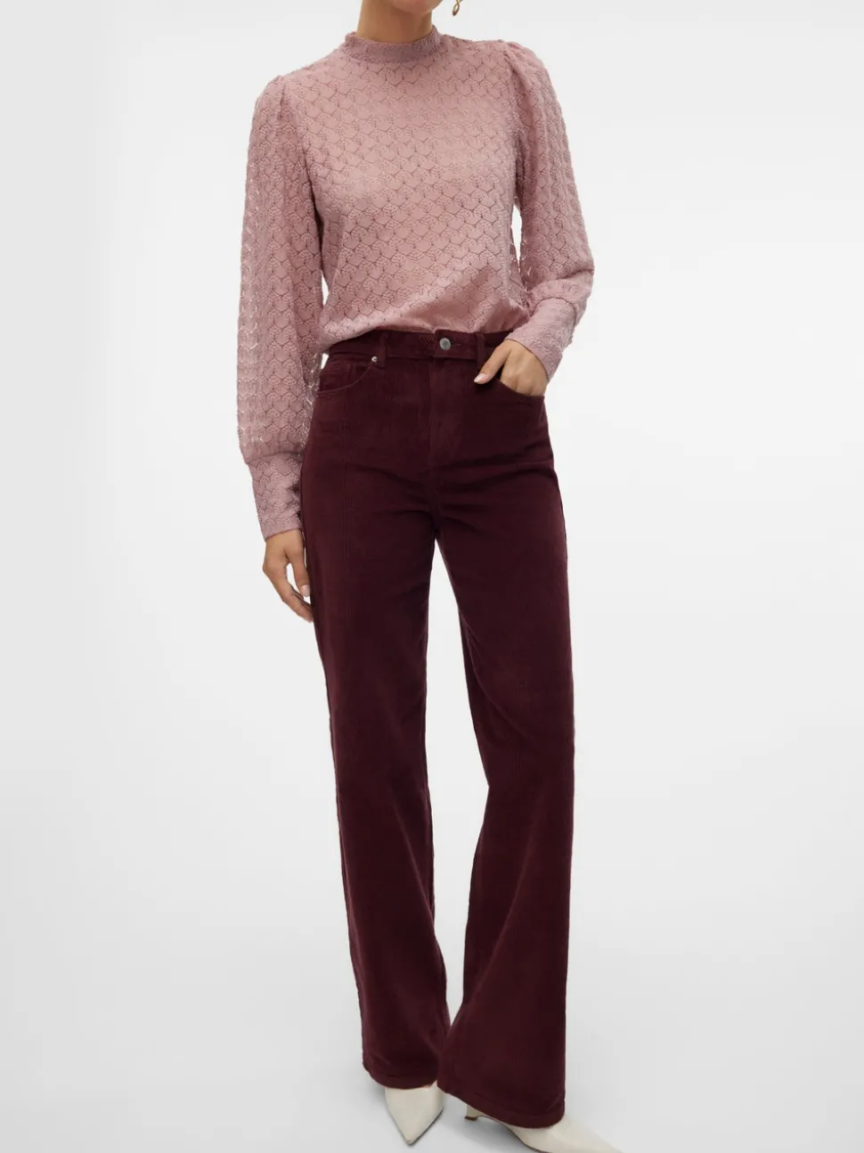 VMTESSA High rise Wide fit Corduroy Jeans