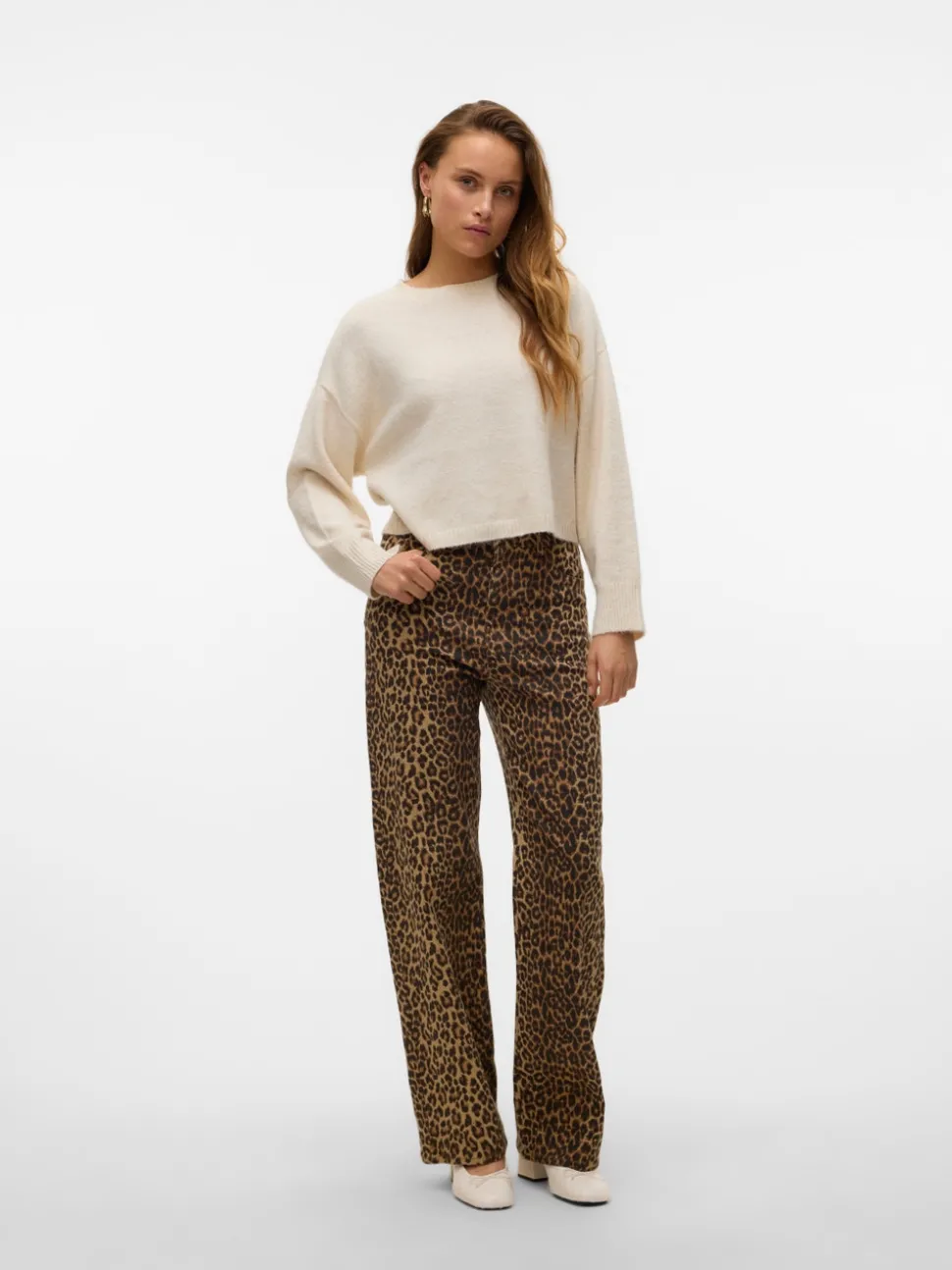 VMTESSA High rise Wide leg fit Jeans