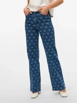 VMTESSA High rise Wide leg fit Jeans