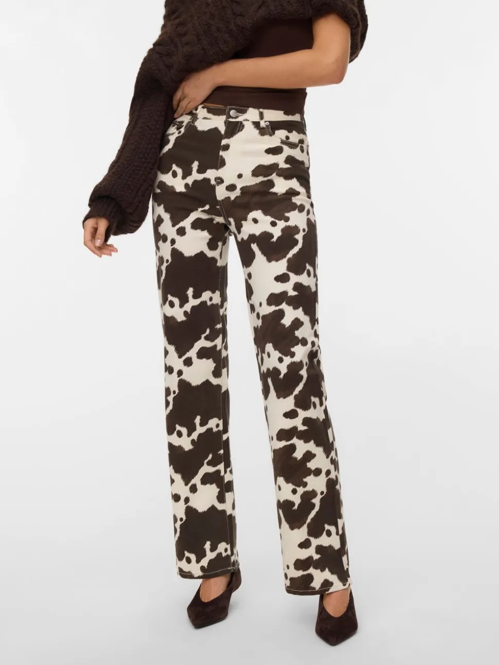 VMTESSA High rise Wide leg fit Jeans