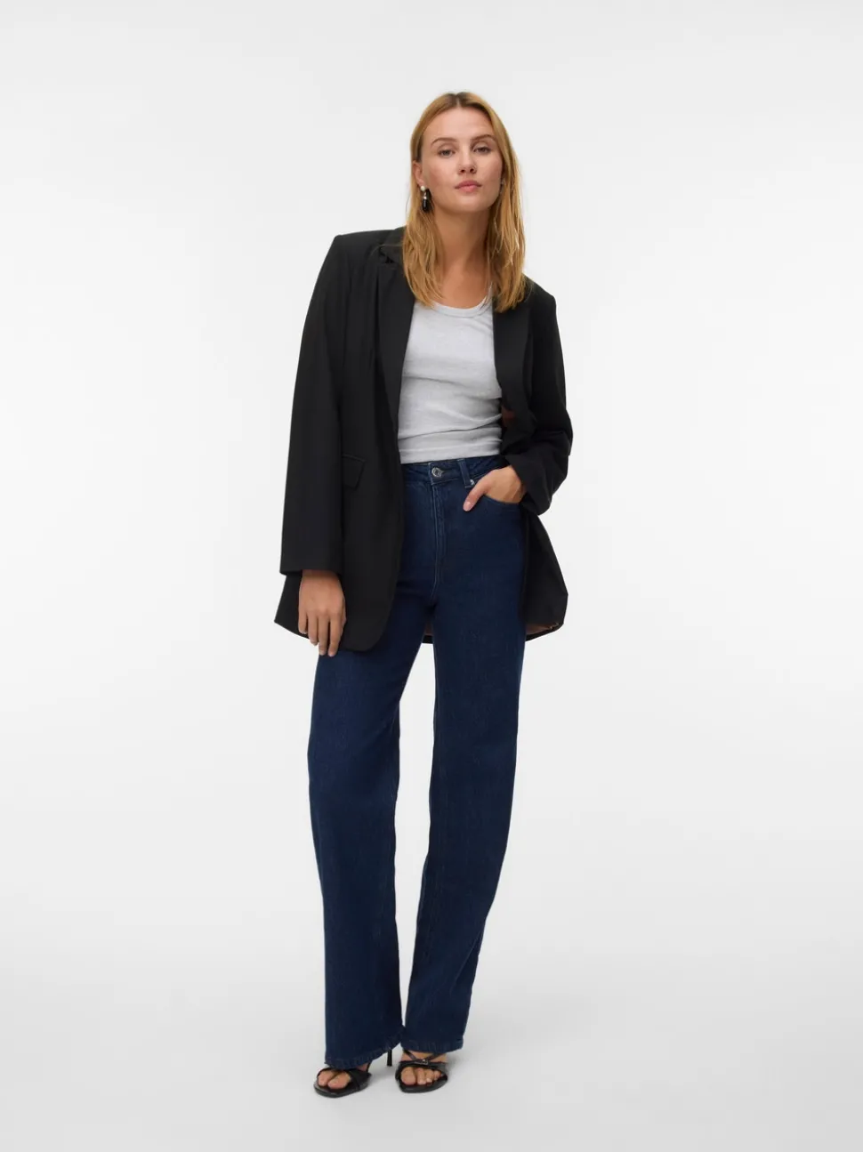 VMTESSA High rise Wide leg fit Jeans