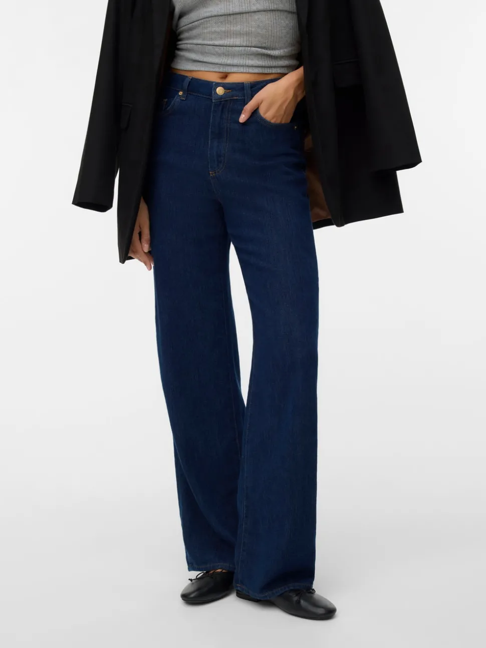 VMTESSA High rise Wide leg fit Jeans