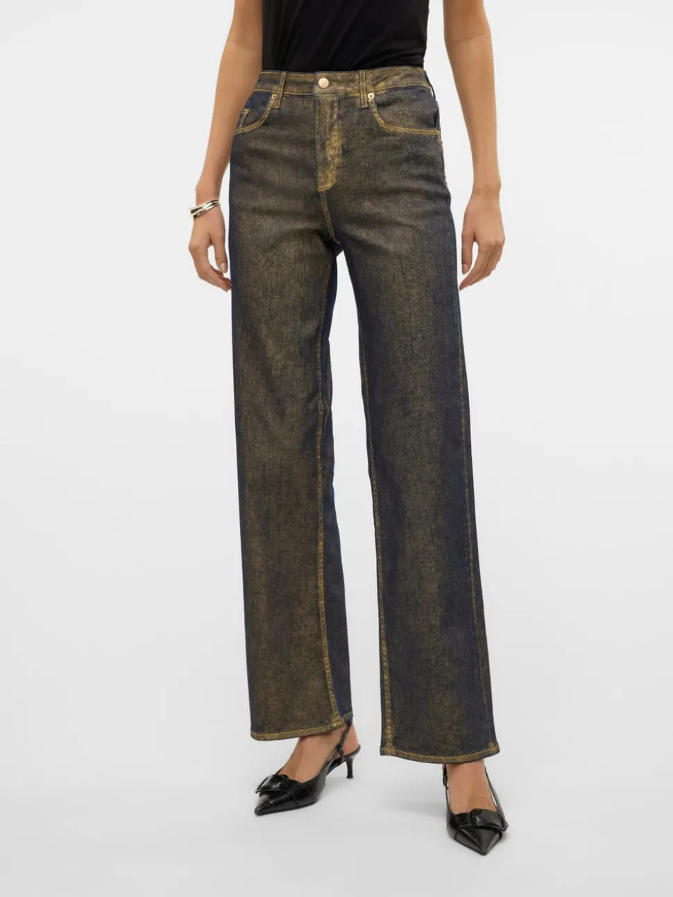 VMTESSA High rise Wide leg fit Jeans