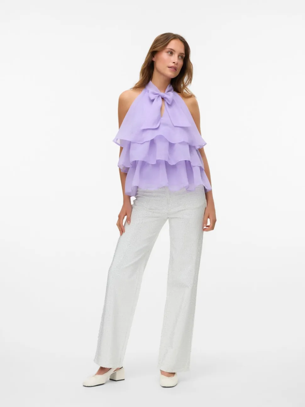 VMTESSA High rise Wide leg fit Jeans