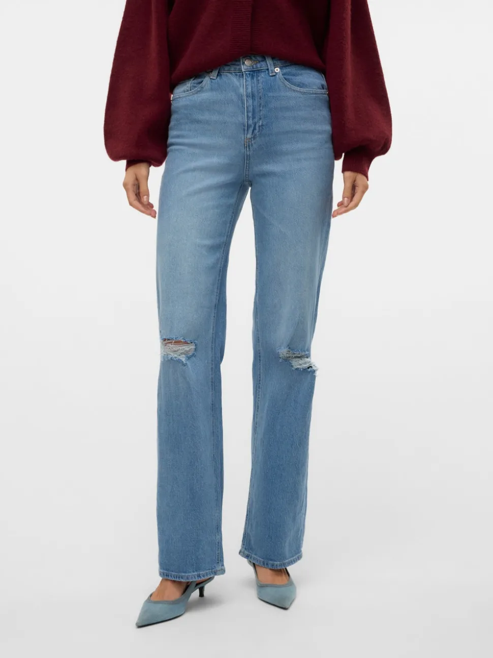 VMTESSA High rise Wide leg fit Jeans