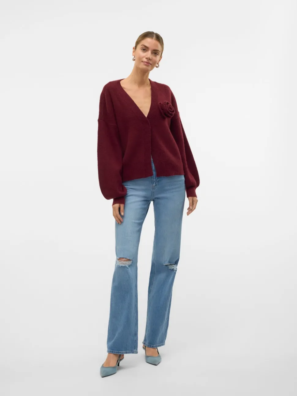 VMTESSA High rise Wide leg fit Jeans
