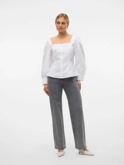 VMTESSA High rise Wide leg fit Jeans