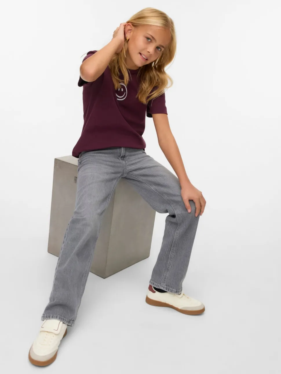 VMTESSA High rise Wide leg fit Jeans