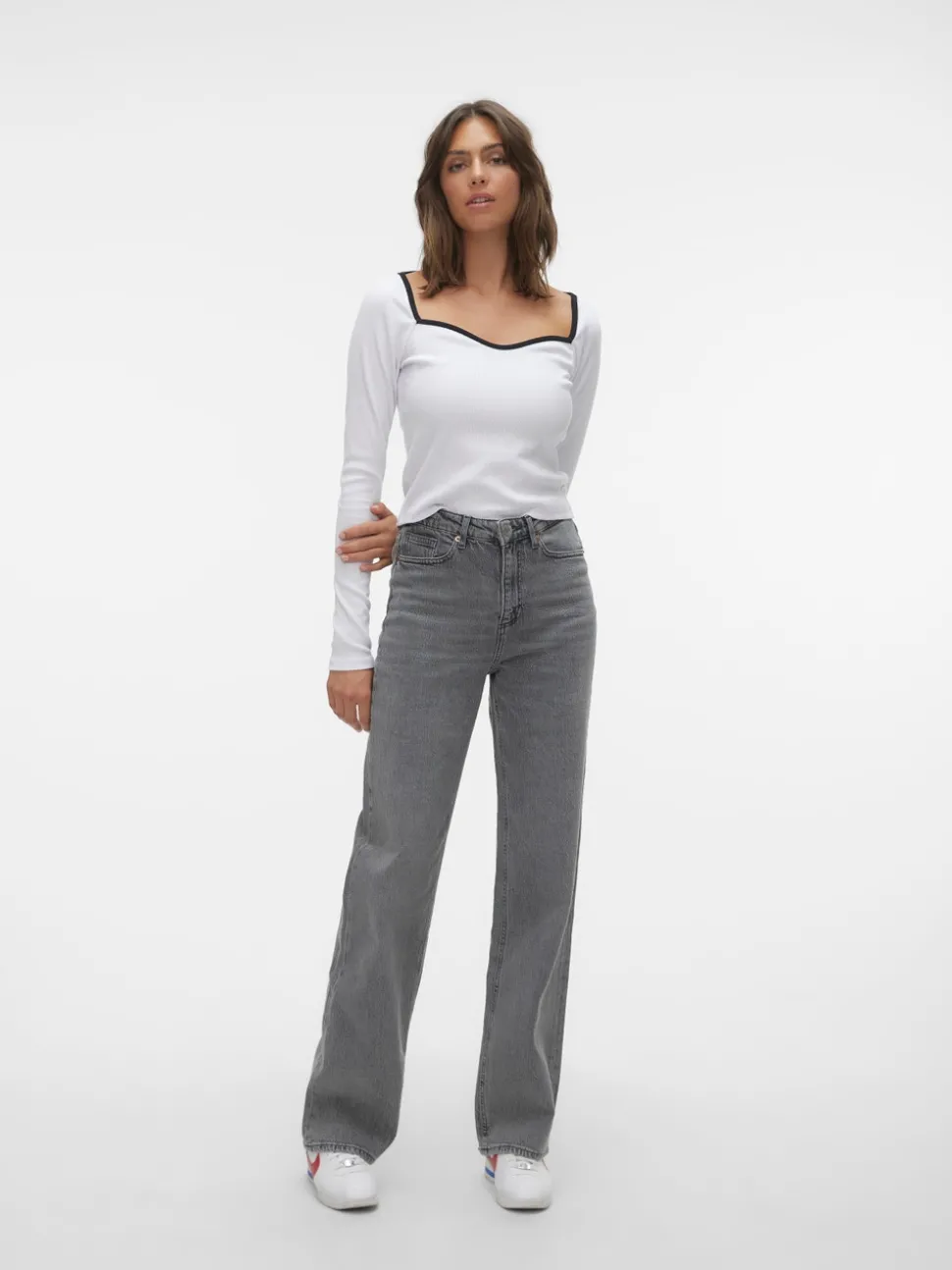 VMTESSA High rise Wide leg fit Jeans