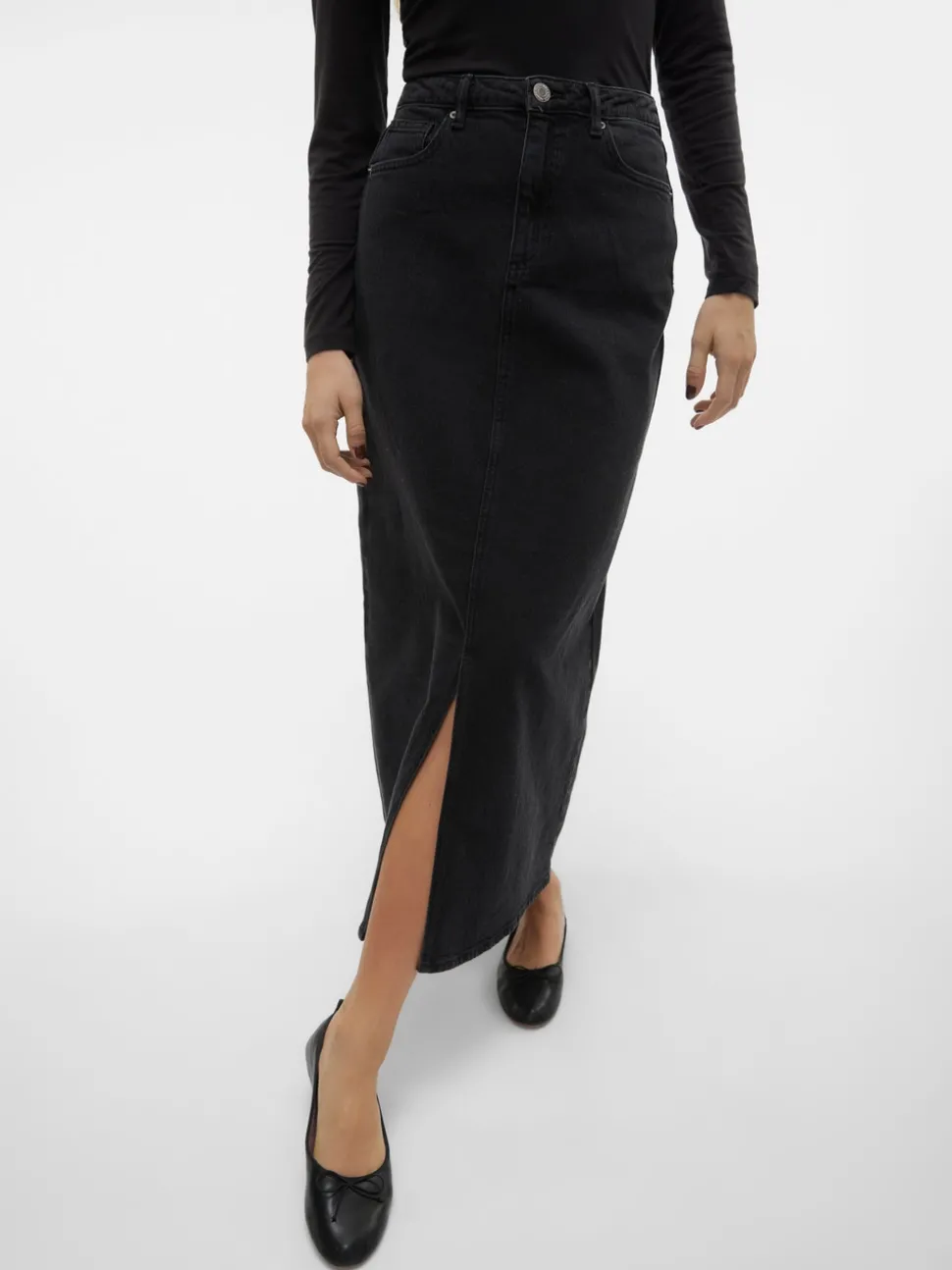 VMTESSA High waist Lange rok
