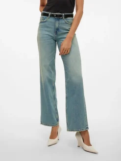 VMTESSA High waist Wide leg fit Jeans
