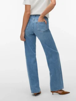 VMTESSA-STRETCH High rise Wide leg fit Jeans